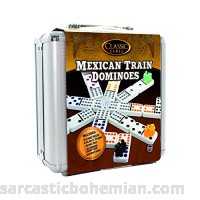 TCG Toys Mexican Train with Aluminum Case Dominos Game B075SV39TG